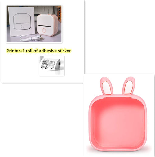 Portable Bluetooth Mini Thermal Printer – Inkless Pocket Printer for Notes, Photos, Labels & Journaling
