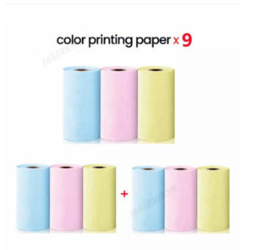 Portable Bluetooth Mini Thermal Printer – Inkless Pocket Printer for Notes, Photos, Labels & Journaling