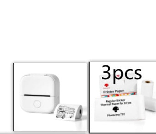 Portable Bluetooth Mini Thermal Printer – Inkless Pocket Printer for Notes, Photos, Labels & Journaling