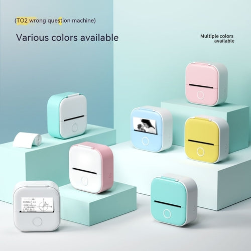 Portable Bluetooth Mini Thermal Printer – Inkless Pocket Printer for Notes, Photos, Labels & Journaling