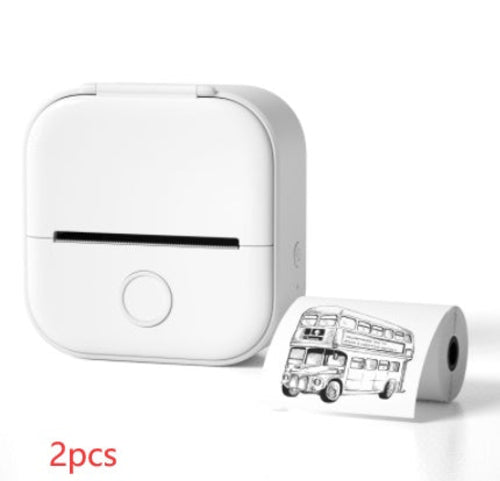 Portable Bluetooth Mini Thermal Printer – Inkless Pocket Printer for Notes, Photos, Labels & Journaling
