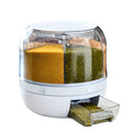 360° Rotating Rice & Grain Storage Dispenser