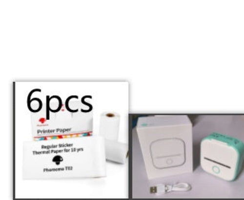 Portable Bluetooth Mini Thermal Printer – Inkless Pocket Printer for Notes, Photos, Labels & Journaling