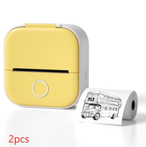 Portable Bluetooth Mini Thermal Printer – Inkless Pocket Printer for Notes, Photos, Labels & Journaling
