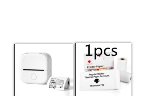 Portable Bluetooth Mini Thermal Printer – Inkless Pocket Printer for Notes, Photos, Labels & Journaling
