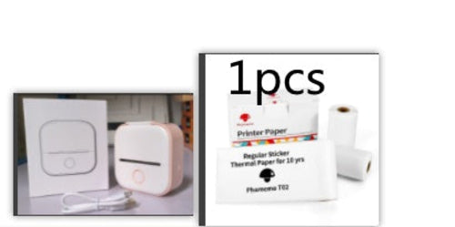 Portable Bluetooth Mini Thermal Printer – Inkless Pocket Printer for Notes, Photos, Labels & Journaling