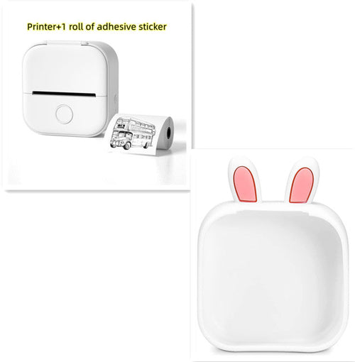 Portable Bluetooth Mini Thermal Printer – Inkless Pocket Printer for Notes, Photos, Labels & Journaling