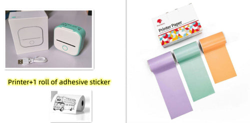 Portable Bluetooth Mini Thermal Printer – Inkless Pocket Printer for Notes, Photos, Labels & Journaling