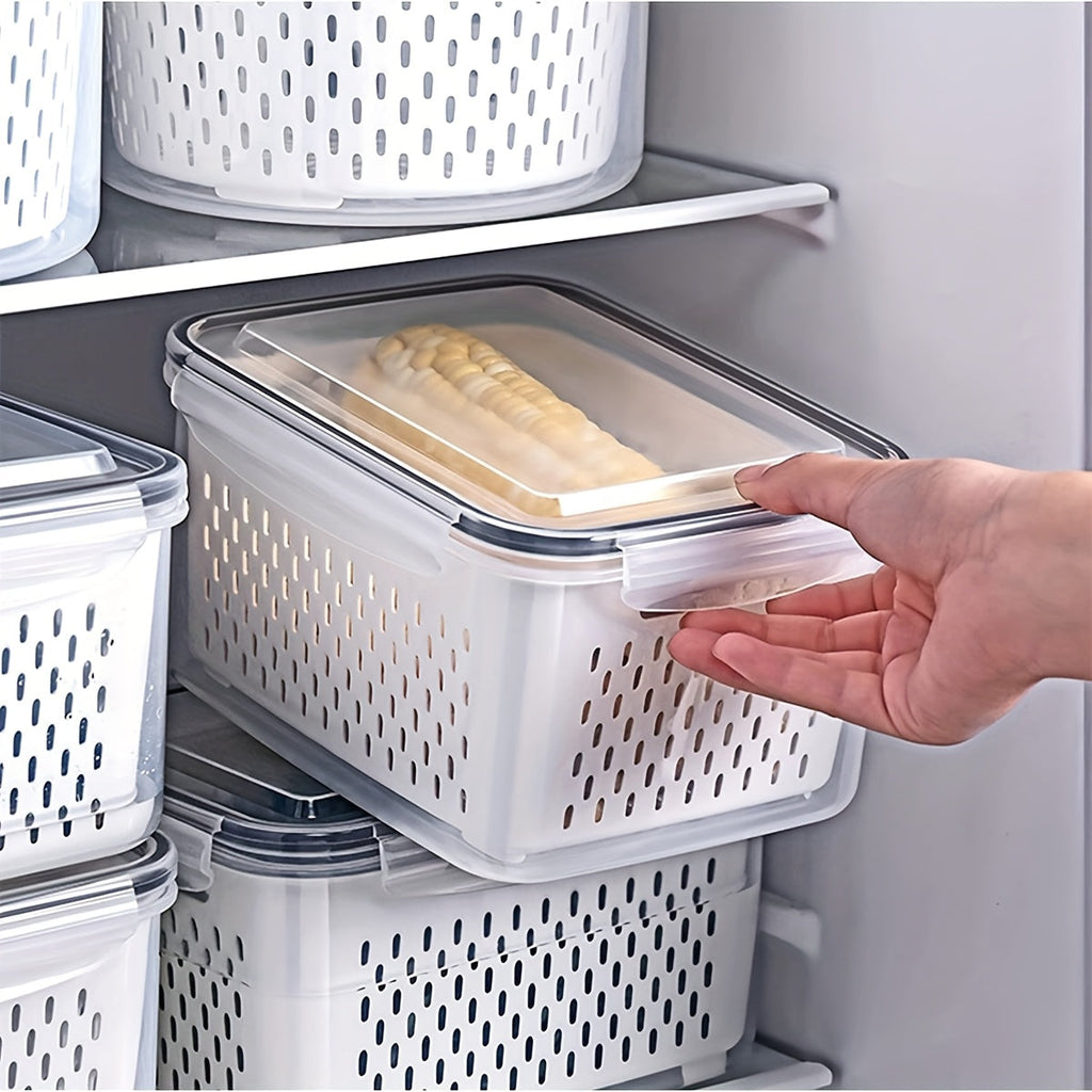 9Pcs Bpa-Free Plastic Food Storage Containers Set