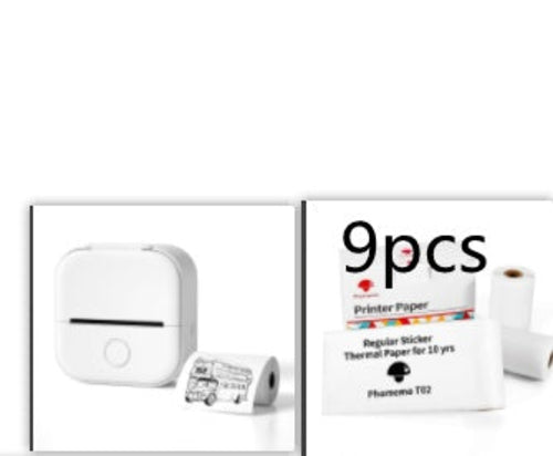 Portable Bluetooth Mini Thermal Printer – Inkless Pocket Printer for Notes, Photos, Labels & Journaling