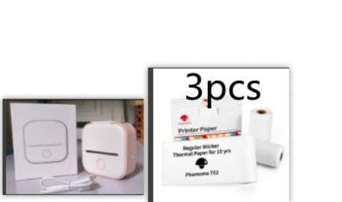 Portable Bluetooth Mini Thermal Printer – Inkless Pocket Printer for Notes, Photos, Labels & Journaling