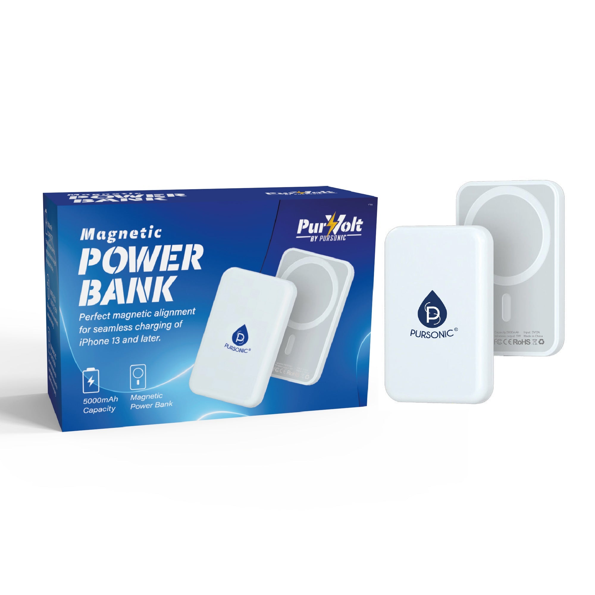MagSafe Magnetic Power Bank – Fast Wireless Charging