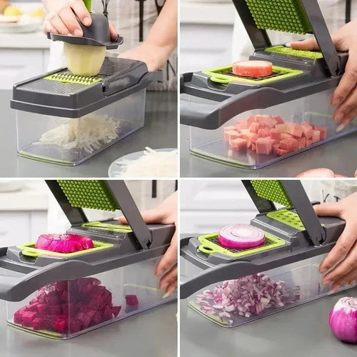 14/16 in 1 Multifunctional Vegetable Chopper Grate Food Handle Food Chopper Vegetable Slicer Dicer Cut Kitchen Items cocina-3