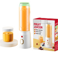 500ML Portable Electric Blender 40W USB Rechargeable Cordless White-0