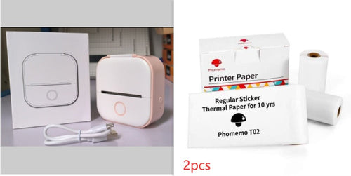 Portable Bluetooth Mini Thermal Printer – Inkless Pocket Printer for Notes, Photos, Labels & Journaling