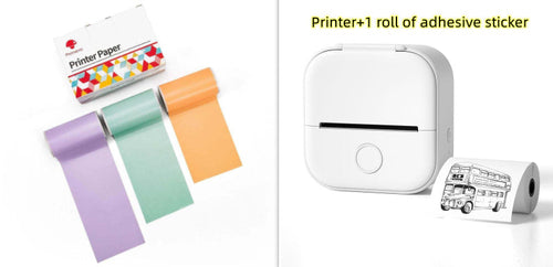 Portable Bluetooth Mini Thermal Printer – Inkless Pocket Printer for Notes, Photos, Labels & Journaling