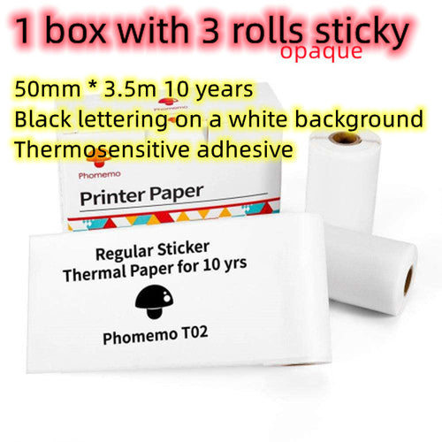 Portable Bluetooth Mini Thermal Printer – Inkless Pocket Printer for Notes, Photos, Labels & Journaling