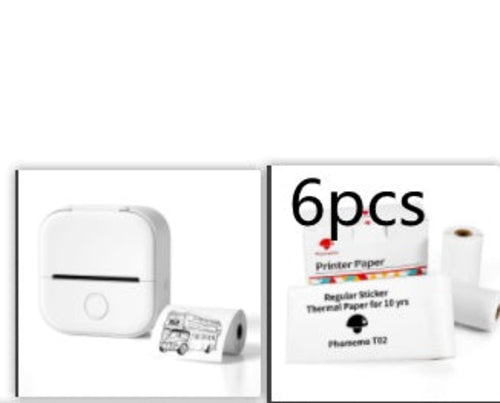 Portable Bluetooth Mini Thermal Printer – Inkless Pocket Printer for Notes, Photos, Labels & Journaling