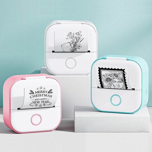 Portable Bluetooth Mini Thermal Printer – Inkless Pocket Printer for Notes, Photos, Labels & Journaling