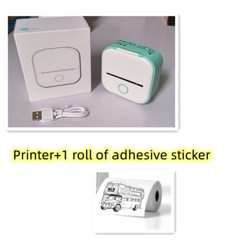 Portable Bluetooth Mini Thermal Printer – Inkless Pocket Printer for Notes, Photos, Labels & Journaling