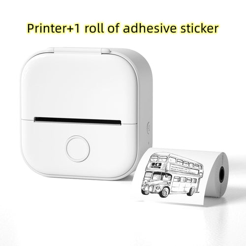 Portable Bluetooth Mini Thermal Printer – Inkless Pocket Printer for Notes, Photos, Labels & Journaling