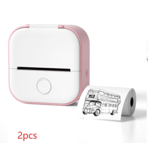Portable Bluetooth Mini Thermal Printer – Inkless Pocket Printer for Notes, Photos, Labels & Journaling
