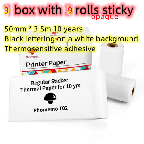 Portable Bluetooth Mini Thermal Printer – Inkless Pocket Printer for Notes, Photos, Labels & Journaling
