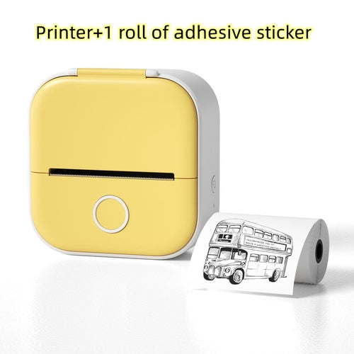 Portable Bluetooth Mini Thermal Printer – Inkless Pocket Printer for Notes, Photos, Labels & Journaling