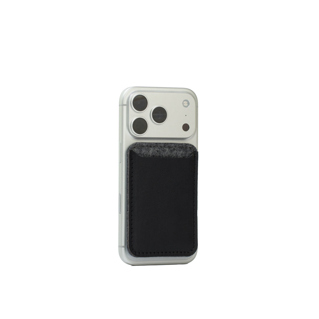 Leather Wallet compatible with MagSafe - Merino-1